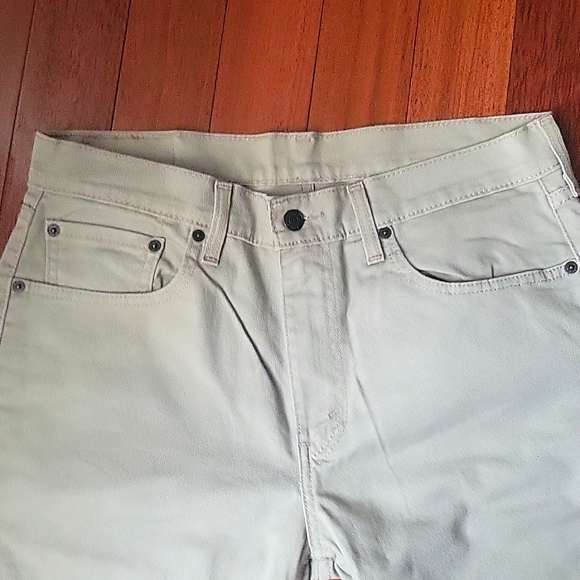 Levis Mens 502 Khaki Jeans - Picture 2 of 10